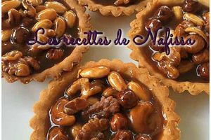 Tartelettes caramel fruits secs