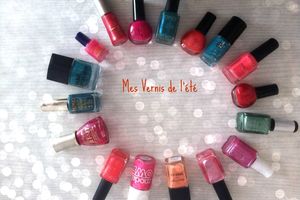 Le défi du lundi: ces vernis qui accompagnerons mon été
