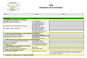 Evaluation besoin ordinateur au primaire