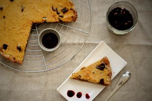 La tarte à la rhubarbe des fonds de placards
