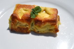 CLAFOUTIS AUX COURGETTES ET A LA FETA (thermomix)