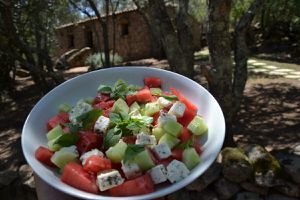SALADE DE PASTÃQUEÂ FETA ET CONCOMBRE
