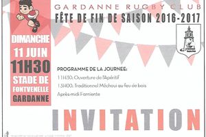 FETE DE FIN DE SAISON 2016-2017 DU GARDANNE RUGBY CLUB !!!