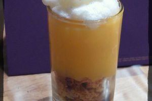 VERRINE DE TARTE AU CITRON