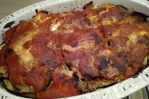 GRATIN AUBERGINES - COURGETTES
