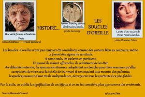 Histoire des boucles d'oreille