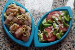 Papillotes poulet-légumes
