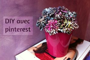 DIY fleurs 💐 |avec pinterest