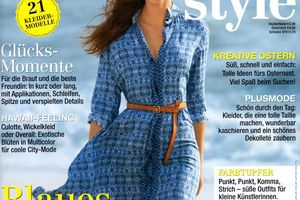 Maria Friese in der aktuellen Ausgabe von Burda Style! Maria Friese dans Burda Style!