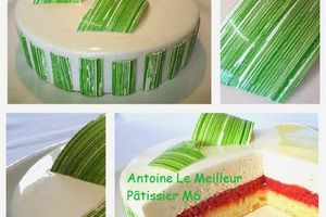 Entremet Vanille Citron Fraise
