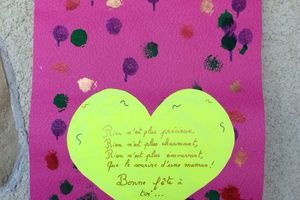 parchemin pour la fête des mamans