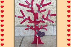 Arbre à bijoux fête des mamans
