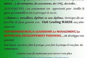Seminaire de formation et de motivation