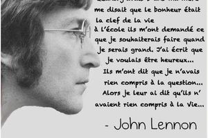Pour vous, c'est quoi le bonheur?