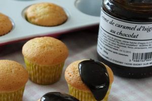 Muffin au caramel au chocolat