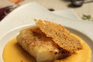 Cabillaud et sa sauce au butternut