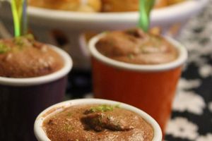 Mousse chocolat citron vert et chouquettes