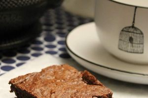 Brownie chocolat gingembre