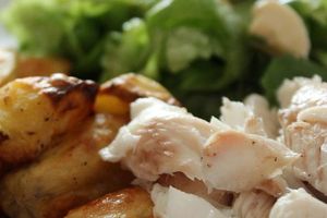 Dorade en salade et pomme de terre