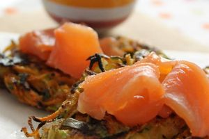 Röstis de légumes au saumon fumé