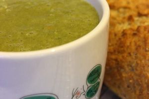 Soupe aux épinards