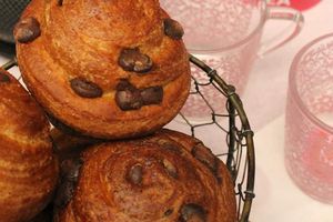 Brioche feuilletée au chocolat