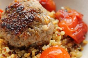 Boulette d'agneau et quinoa