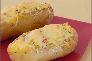 Pommes de terre farcies au four
