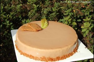 Glaçage au chocolat au lait brillant pour les entremets