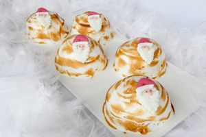 Demi-sphère meringuée mousse Vanille et son crèmeux au citron