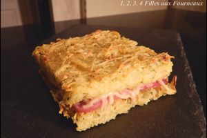 Croque monsieur de pomme de terre