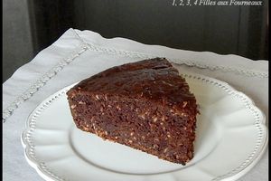 Gâteau Chocolat - Noix de coco sans beurre mais tellement moelleux