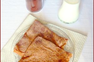 Crêpes végétales au chocolat