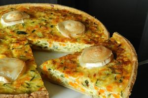 Tarte Chèvre - Courgette - Carotte