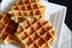 Gaufres de pommes de terre légères au thermomix (ou sans)