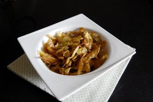 Chips de pomme de terre zéro déchet
