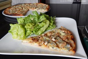 Tarte fine Poire / Fourme d'Ambert (un délice !!!)