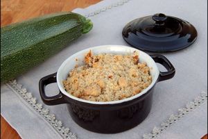 Crumble Colin - Courgettes (un délice à refaire sans faute !!!)
