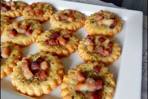 Sablés aux lardons et aux herbes de Provence
