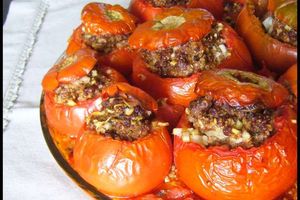 Tomates farcies merguez et semoule : un couscous inversé