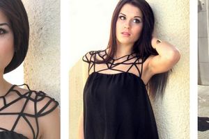 Mode : Spider mini dress