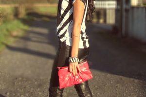 Look du jour : Cuir Glam