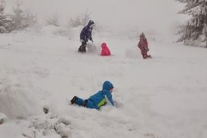 La neige est arrivée...