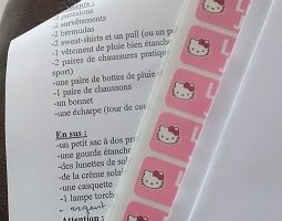Hello Kitty arrive chez Etikol, Miss L prête pour voyager (+ concours, gagnant en edit)