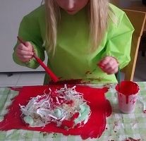 Projet Enfant 2016 - Rouge : Diy fête des grand-mères