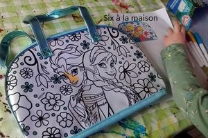 Personnaliser un sac Reine des Neiges avec Color me mine