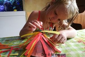 DIY - Feu - Volcan -Projet enfant 2017