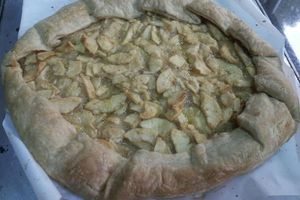 Tarte aux pommes express -pâte feuilletée-