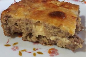 Tadjine el Djben à la viande hachée (tajine de fromage)