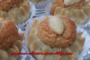 Dziriettes (gâteau traditionnel algérien aux amandes)